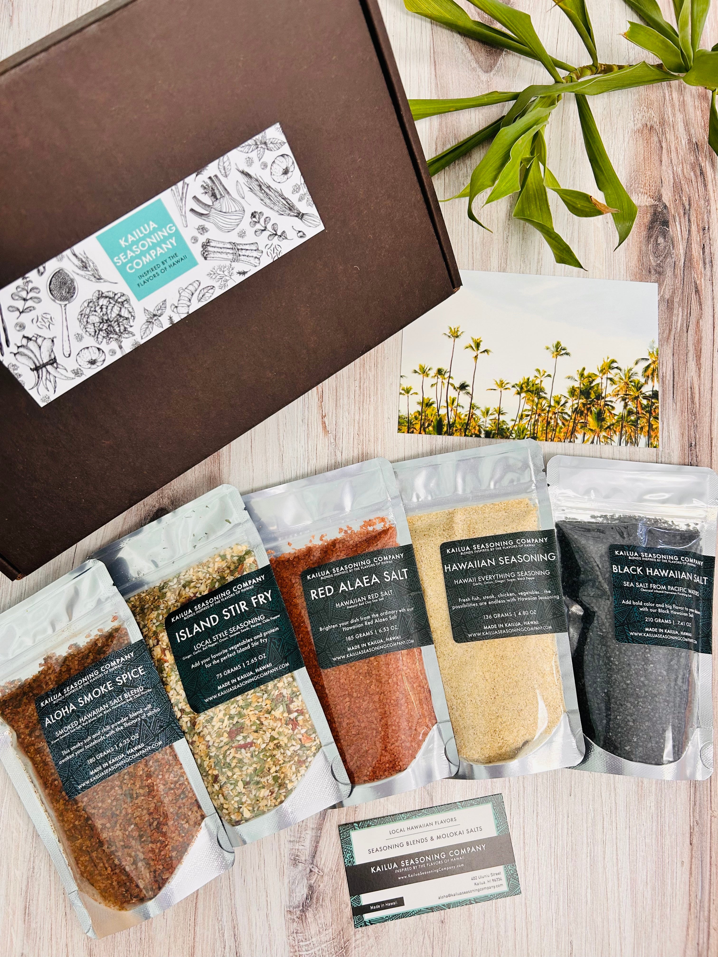 KSC Best Sellers Gift Box (3/4 cup Pouch) - Kailua Seasoning Company
