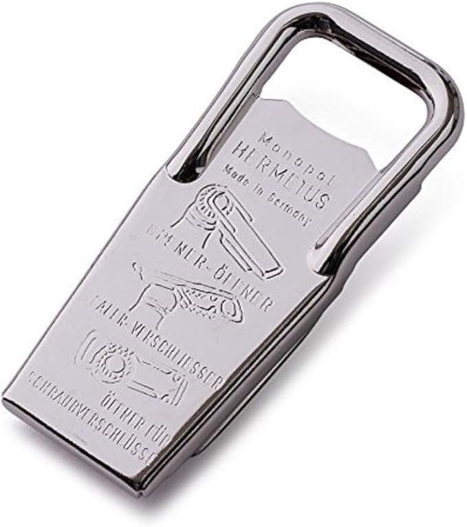 Westmark Germany Hermetus Steel 3-in-1 Resealer Beer Bottle Opener