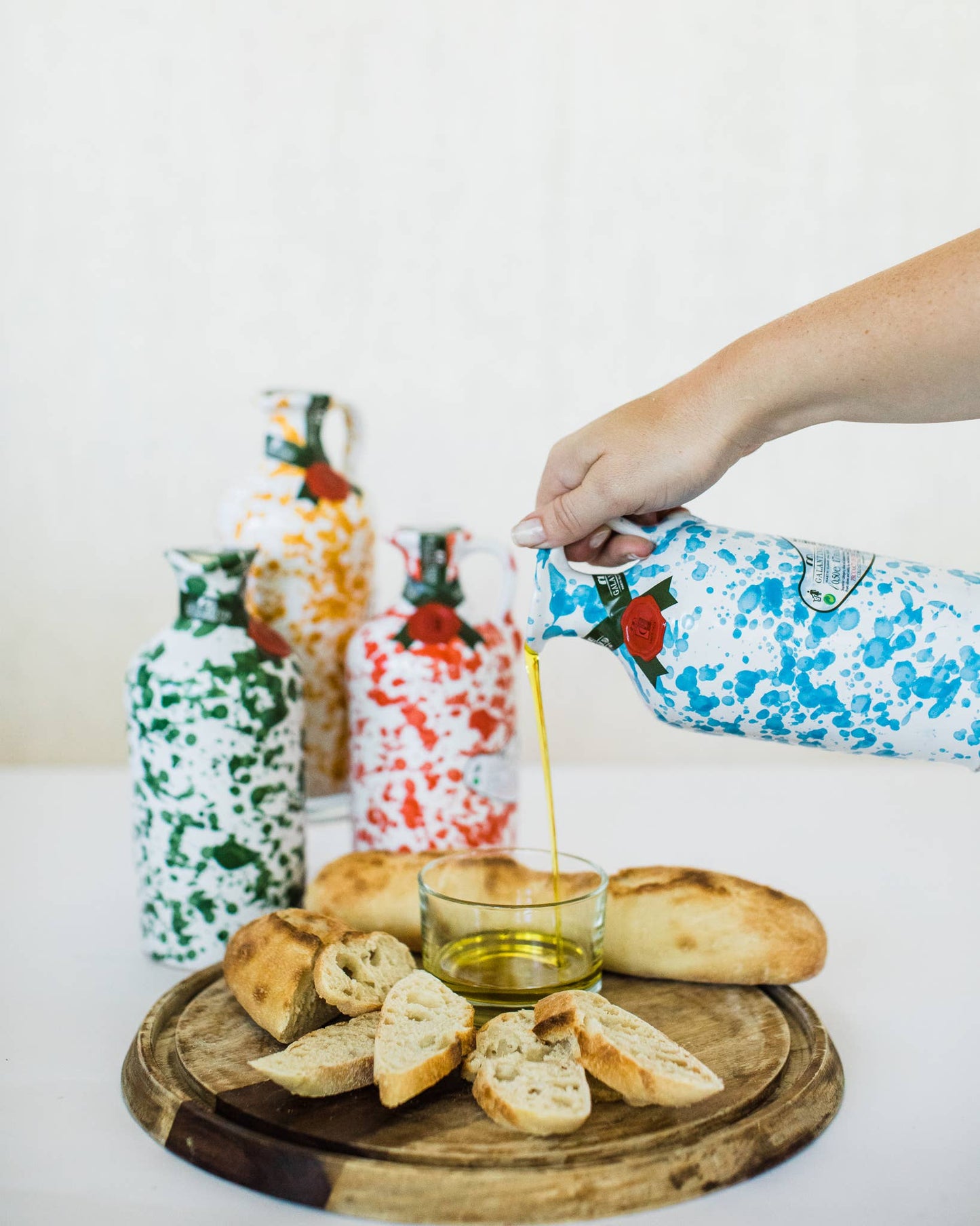 Fantasia Extra Virgin Olive Oil Ceramic - Turquoise