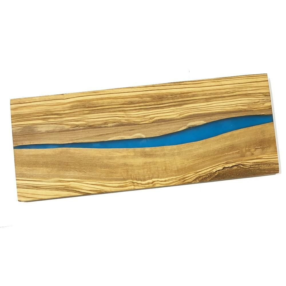 Olive Wood Cutting Board with Resin Inset