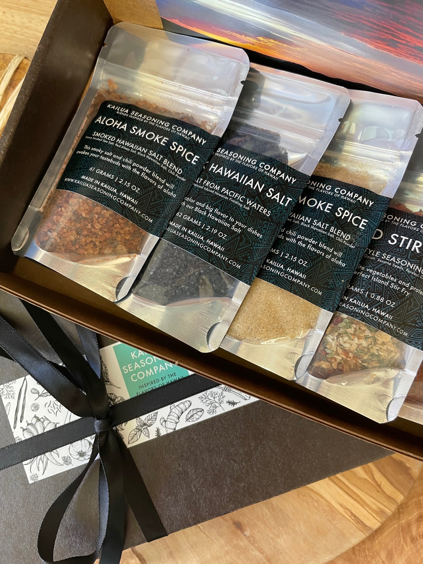 KSC Best Sellers Gift Box (1/4 cup Sample Size) - Kailua Seasoning Company