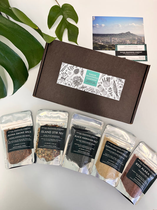 KSC Best Sellers Gift Box (1/4 cup Sample Size) - Kailua Seasoning Company