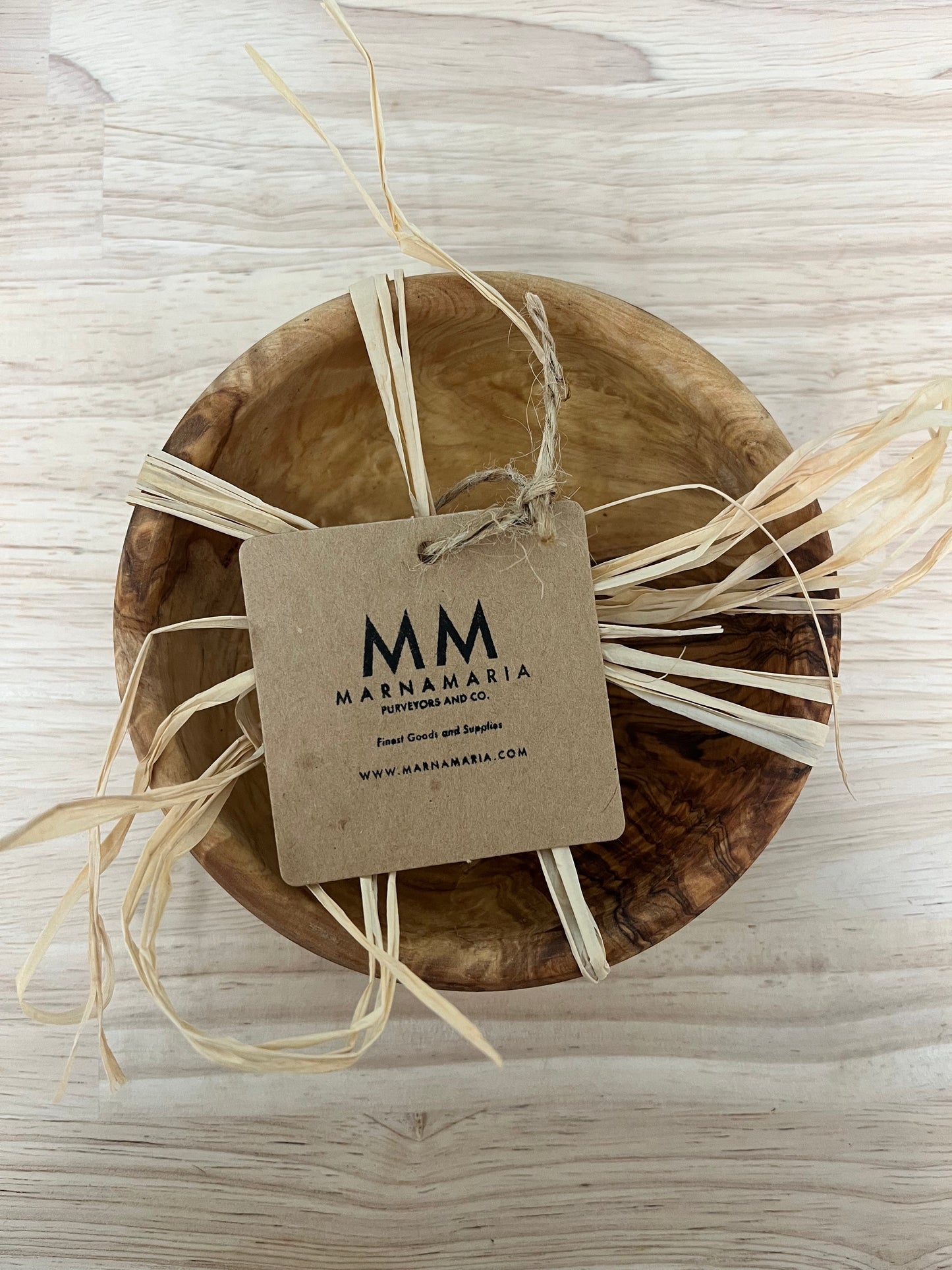 Olive Wood Round Dish