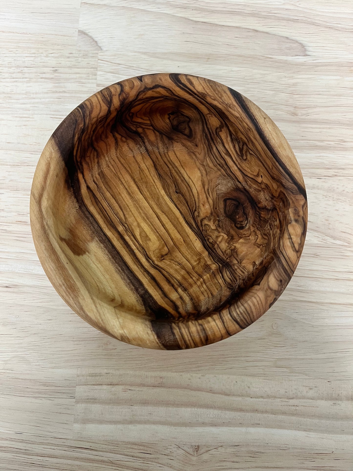 Olive Wood Round Dish