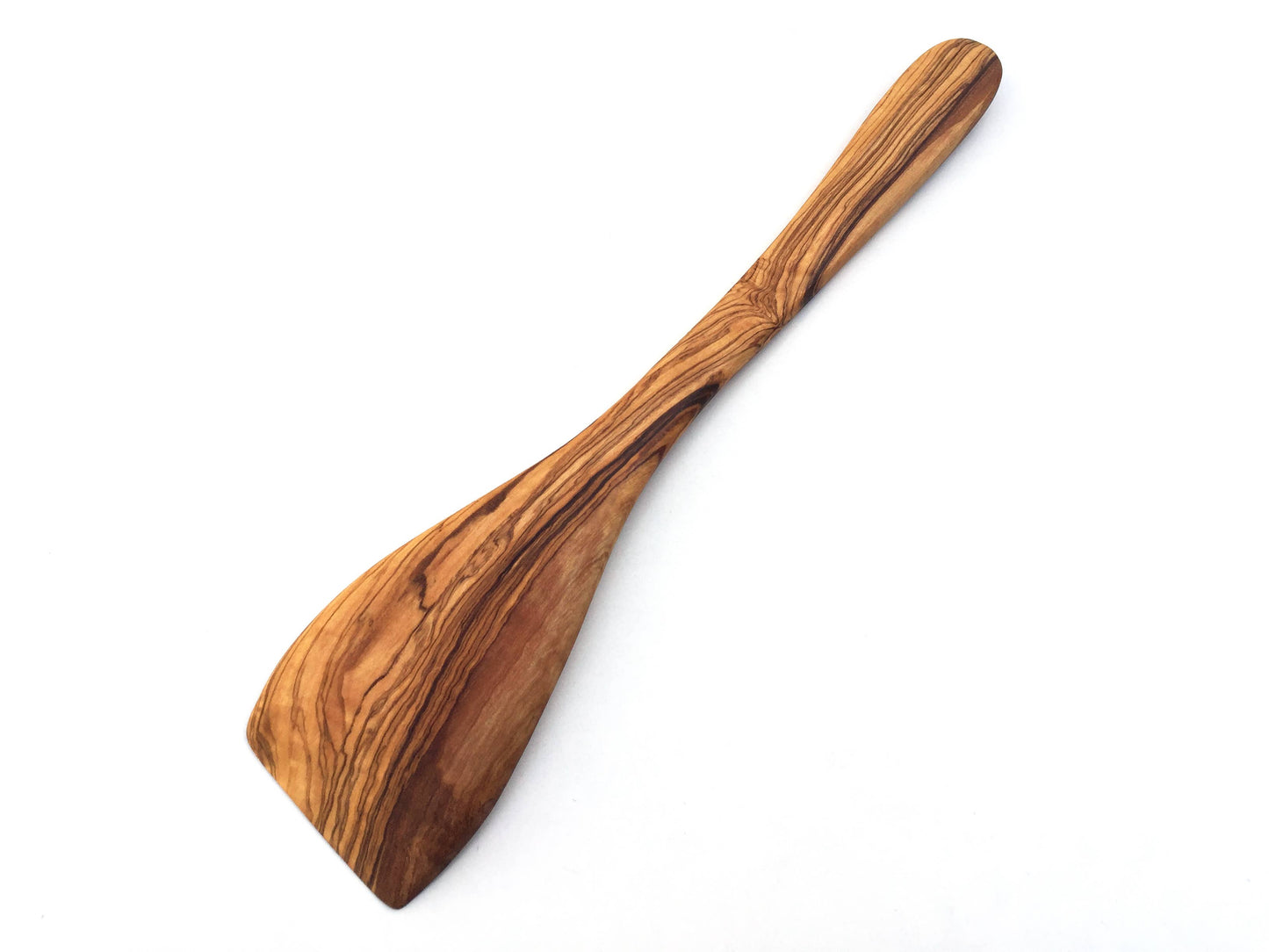 Curved Olive Wood Spatula