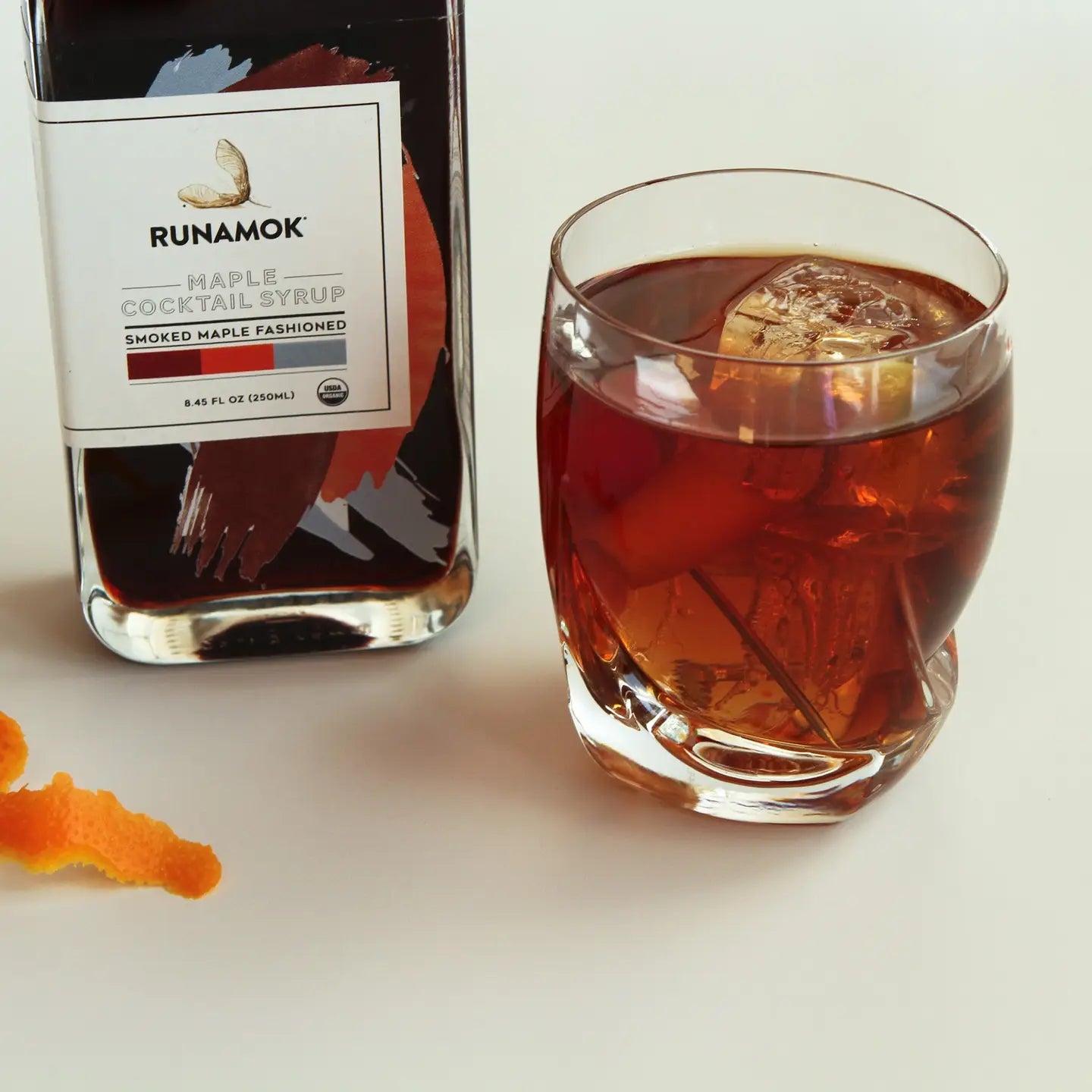 Smoked Maple Old Fashioned Cocktail