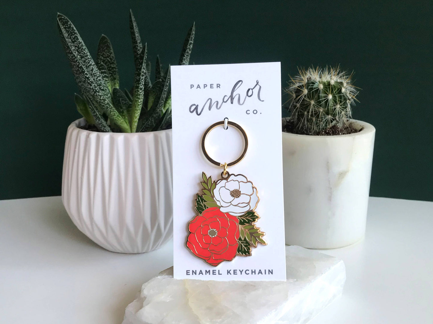 Irene Floral Keychain | Stocking Stuffers | Holiday Gift