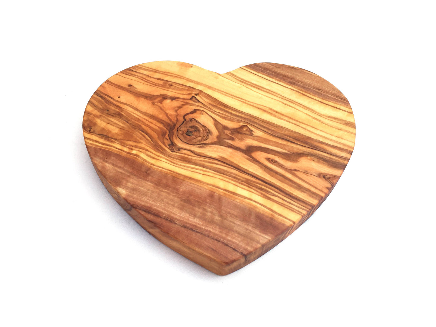 Heart Olive Wood Cutting Board, Large