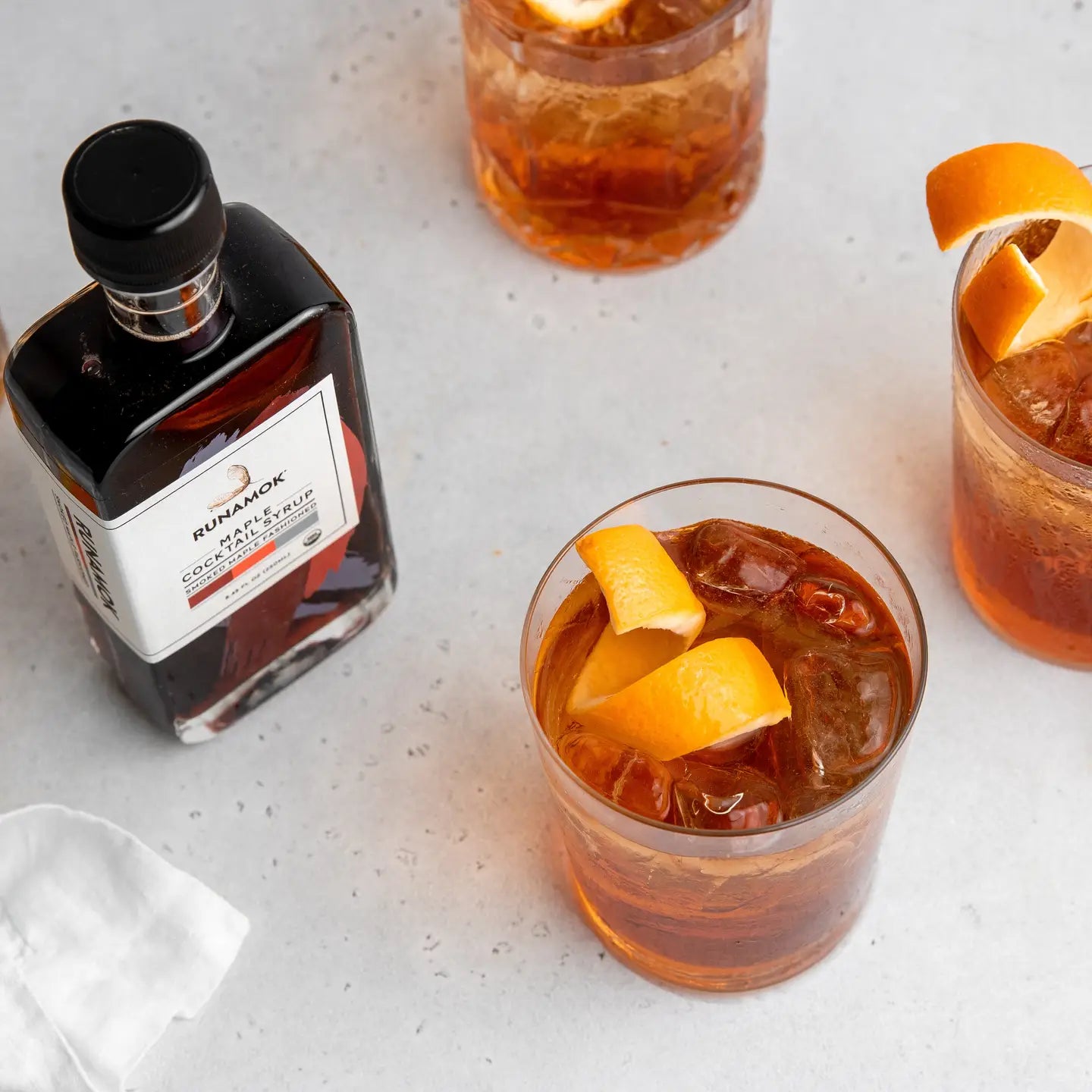 Smoked Maple Old Fashioned Cocktail
