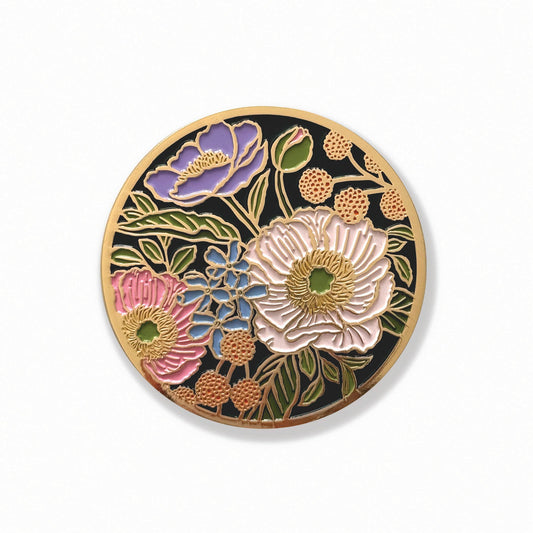 Vibrant Flora Luxe Coaster | Summer Gift + Garden Gift