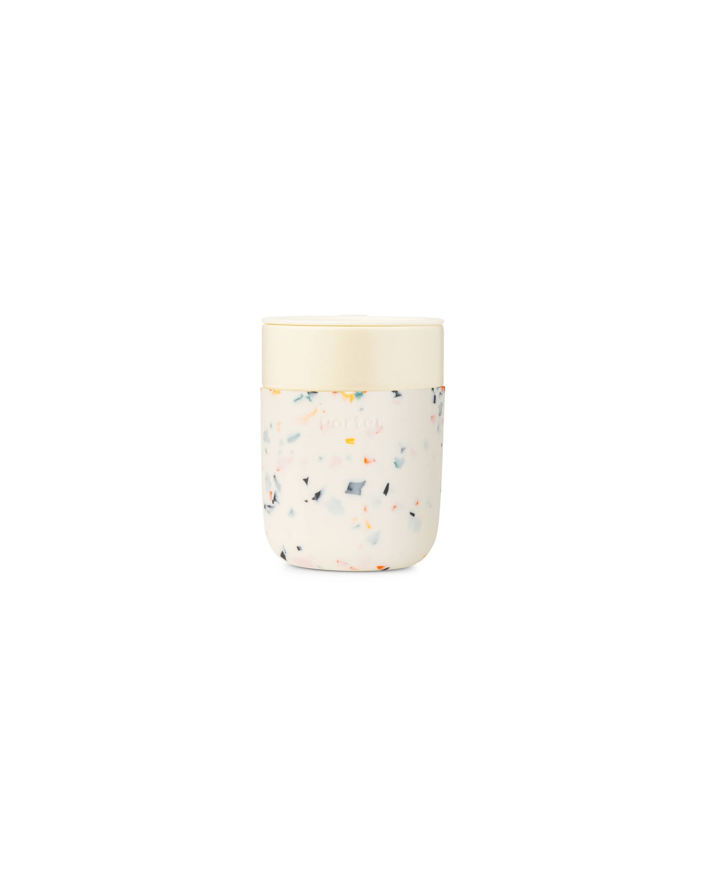 Reusable Ceramic Mug: Terrazzo Blush / 12 oz