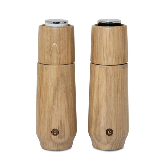 CrushGrind Champagne Salt and Pepper Grinders: 2pc Set