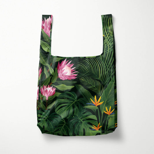Lush Tropical Reusable Shopping Bags | Summer + Garden Gift