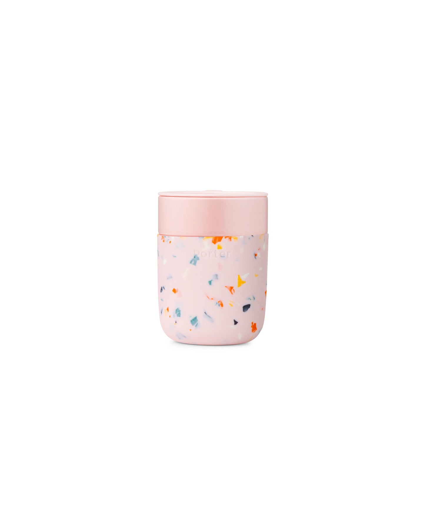 Reusable Ceramic Mug: Terrazzo Blush / 12 oz