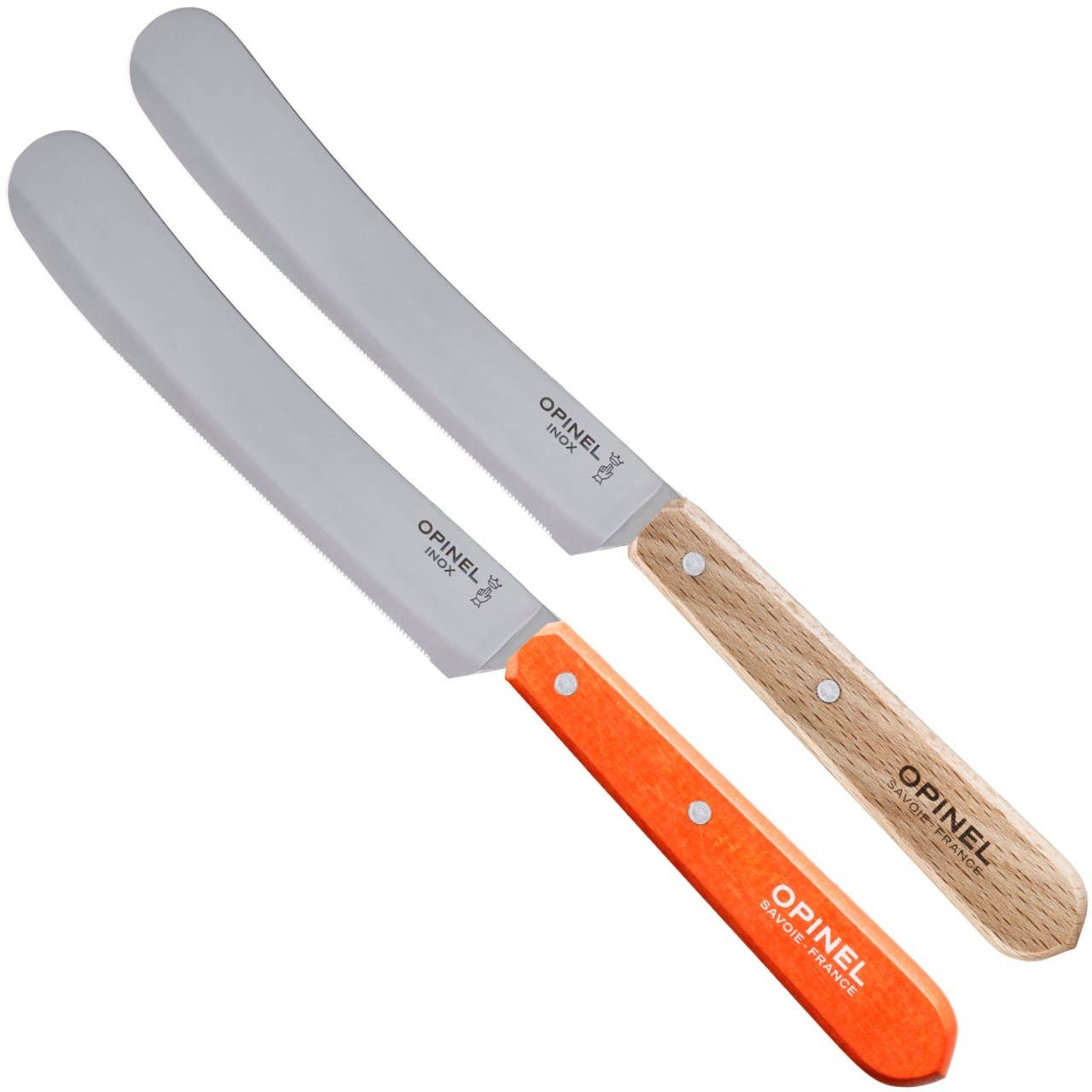 Sandwich Knife Micro-Serrated Spatula Blade: Orange