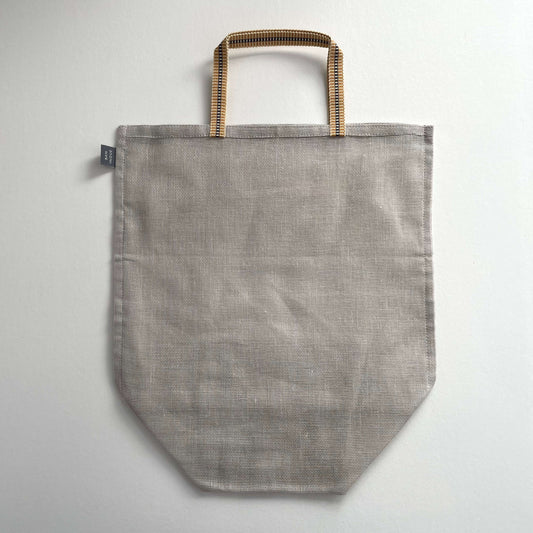 100% cotton gauze net eco produce bags with handle - large: Grey