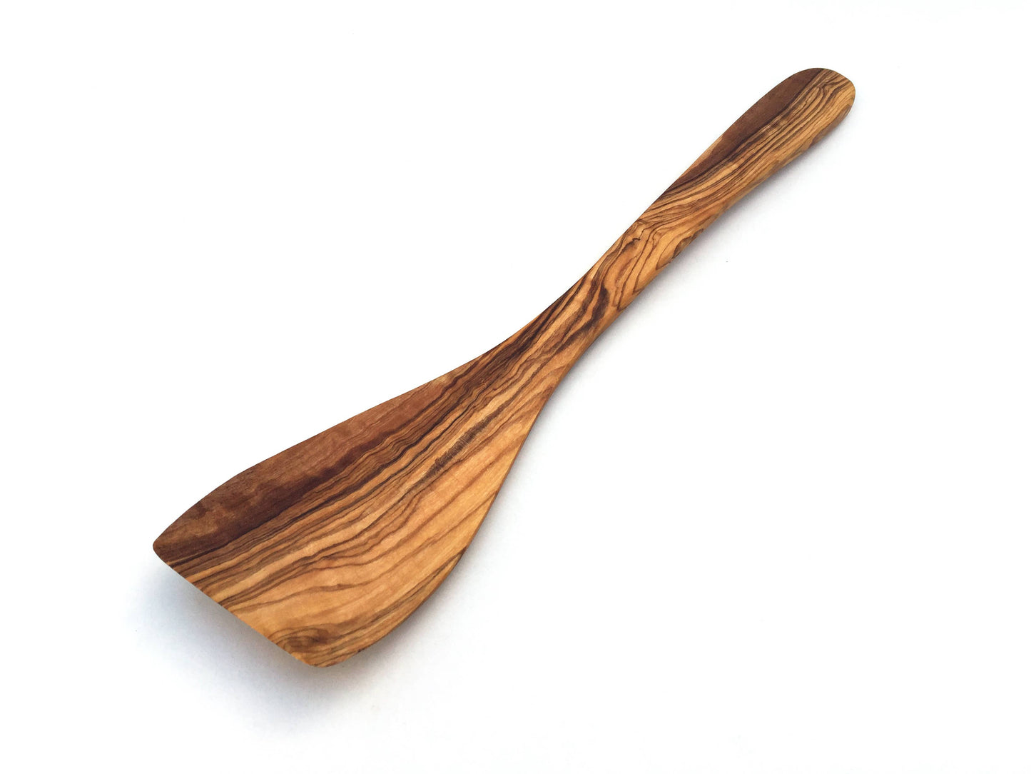 Curved Olive Wood Spatula