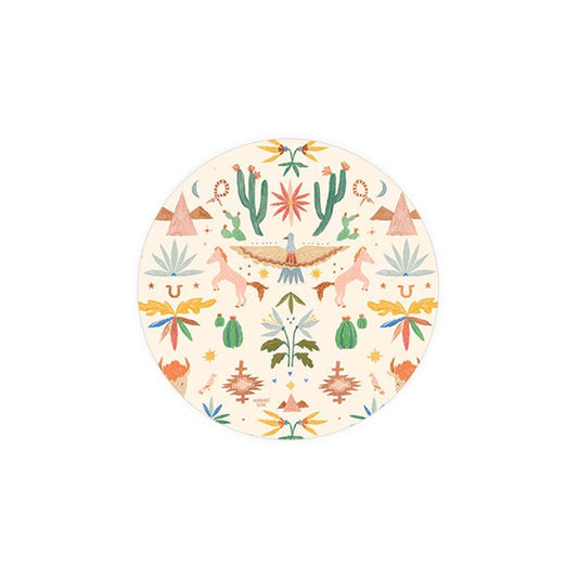 Western Toile Seedlings Coaster
