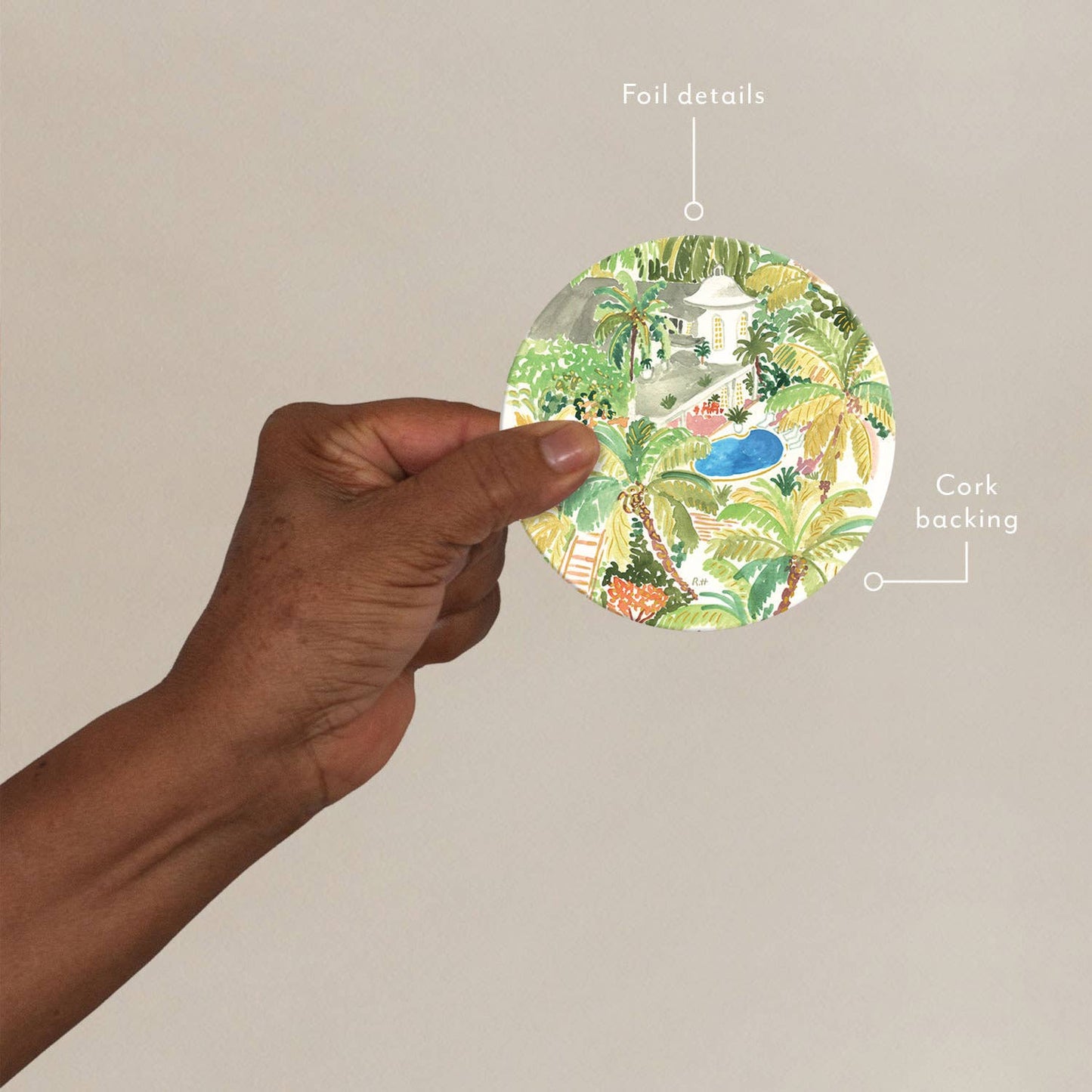 Oasis Seedlings Coaster