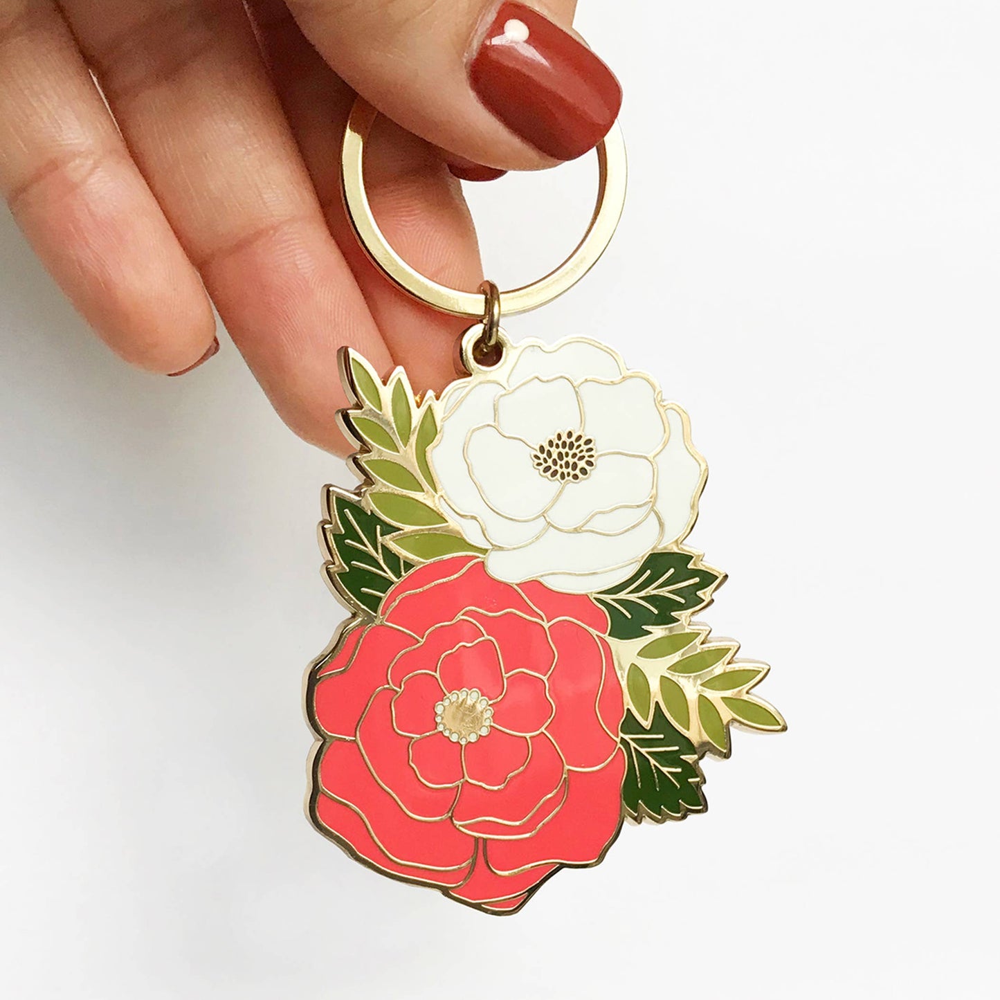 Irene Floral Keychain | Stocking Stuffers | Holiday Gift