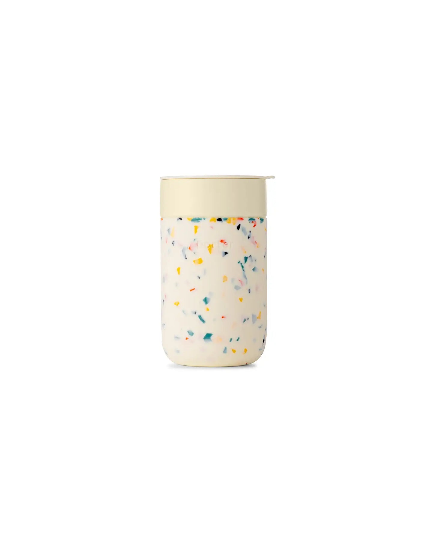 Reusable Ceramic Mug: Terrazzo Blush / 12 oz