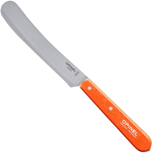 Sandwich Knife Micro-Serrated Spatula Blade: Orange