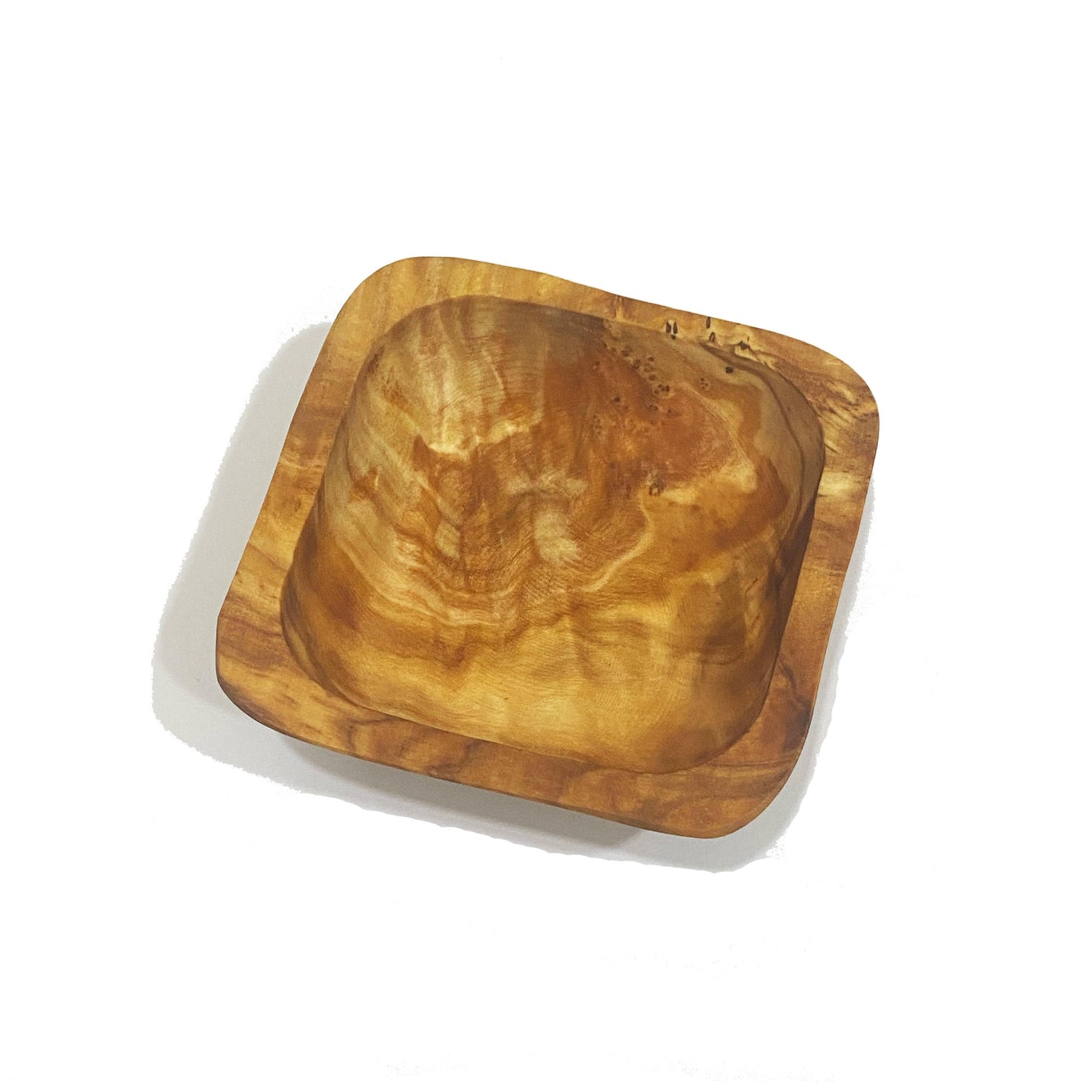Olive Wood Square Dipping Bowl