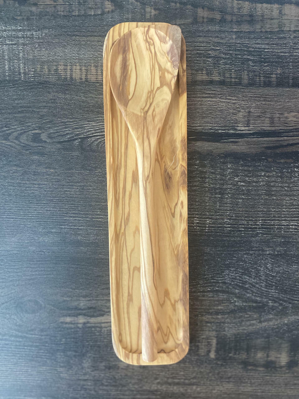 Olive Wood Spoon Rest