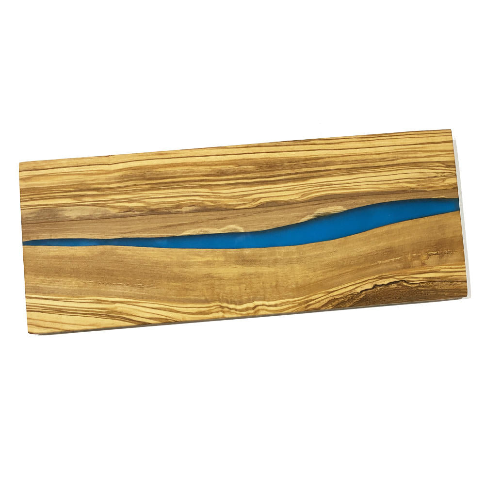 Olive Wood Cutting Board with Resin Inset
