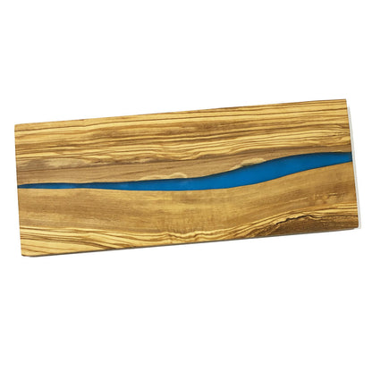 Olive Wood Cutting Board with Resin Inset