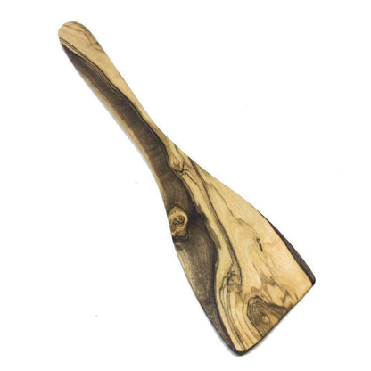Olive Wood Small Curved Spatula