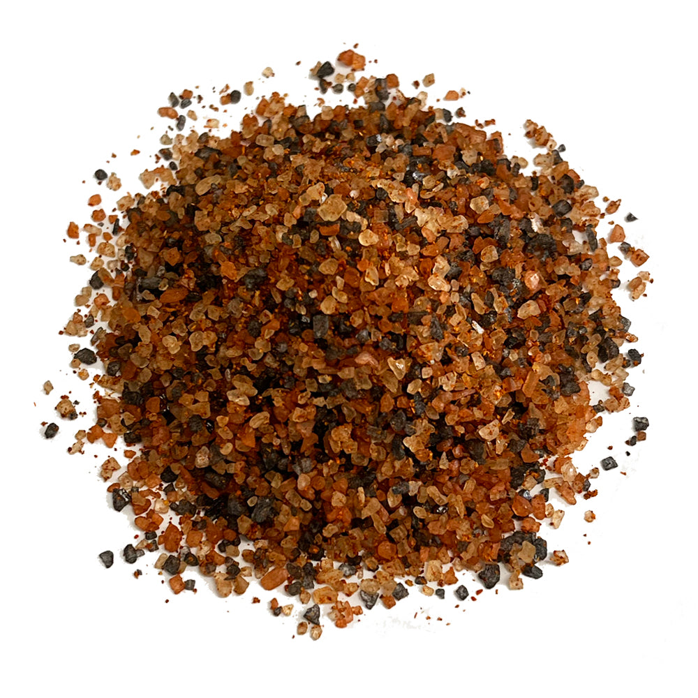 Aloha Smoke Spices is made from Hawaiian sea salt cultivated from the island of Molokai, we combine our rich and smooth Smoked Kiawe Sea Salt, Sweet and Salty Red Alaea Sea Salt, and Dark and Deep Black Hawaiian Sea Salt together with our secret smoked chili powder recipe. 