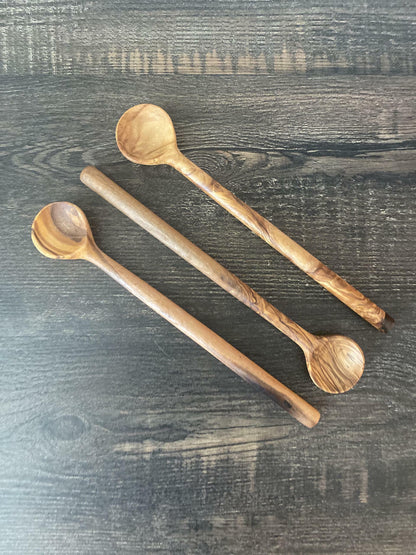 Olive Wood Cocktail Spoon - Kailua Seasoning Company